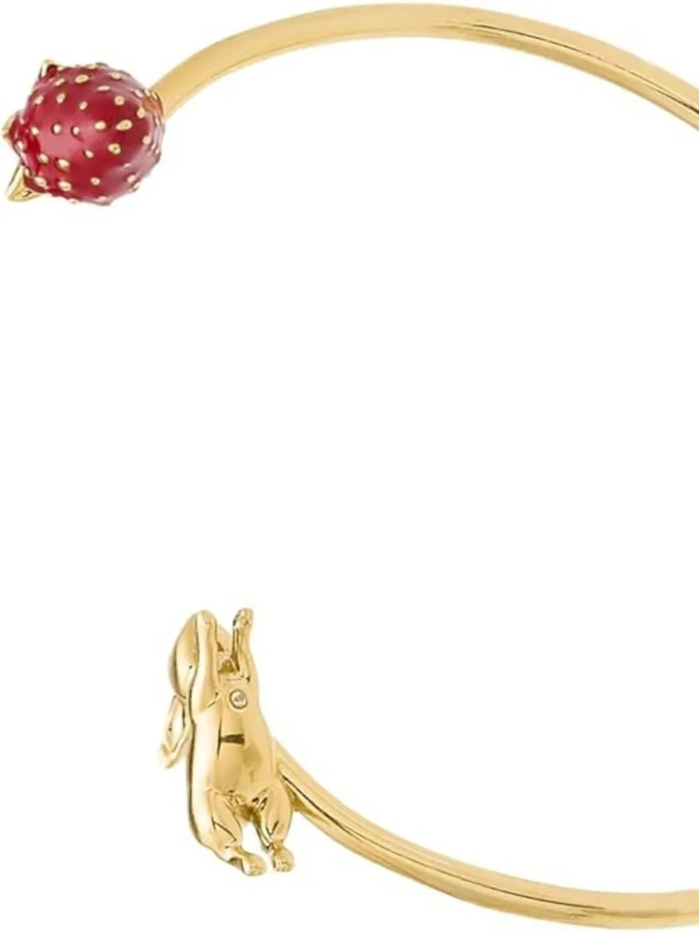 BRAND NEW Kate Spade Secret Garden Strawberry Cuff - Picture 2 of 3